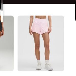 Lululemon Athletica Soft Pink Women's Athletic Shorts